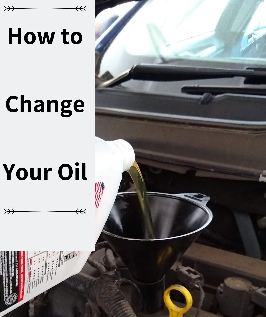 how to change your oil