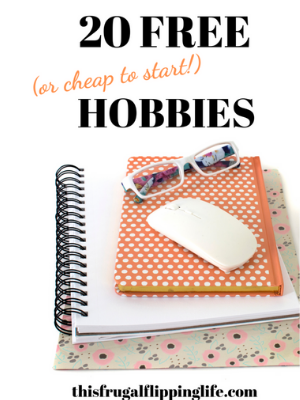 Hobbies that cost little money