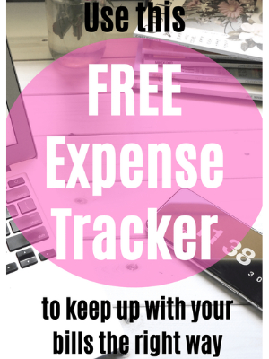 Pin for Monthly Expenses Template