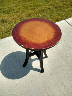 Transforming a flea market end table