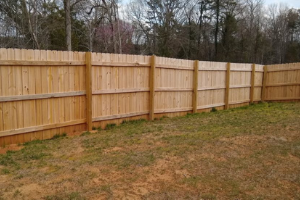 Finished DIY fence build