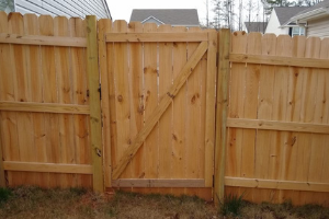 Adding a gate to a fence