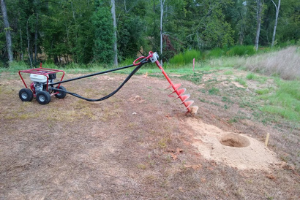 Digging Fence Post Holes